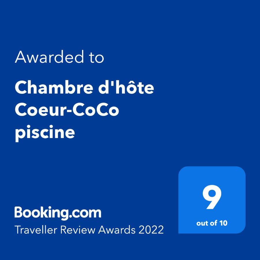 Chambre D'Hote Coeur-Coco Piscine 圣弗朗索瓦 外观 照片